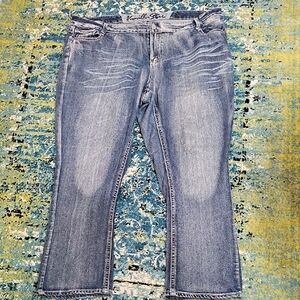Vanilla Star Size 24 Blue Boot Cut Jeans